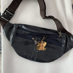sac banane cuir