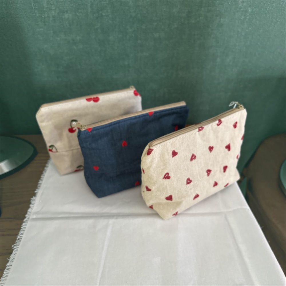 pochette multi usage faite main
