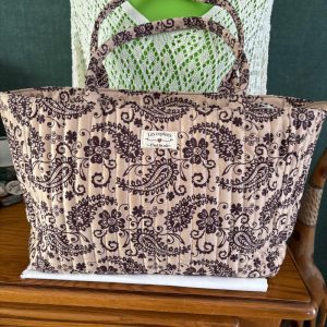 sac shopping en suédine