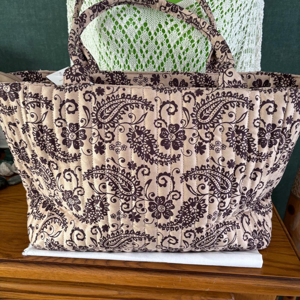 sac shopping en suédine