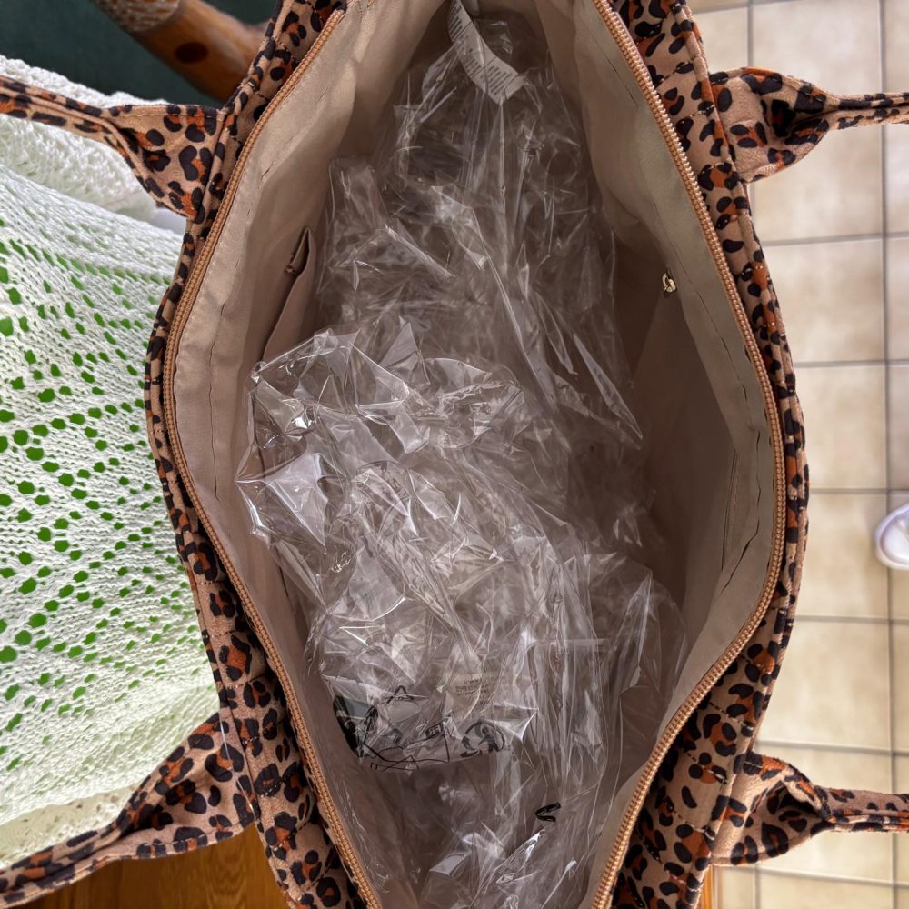 sac shopping en suédine